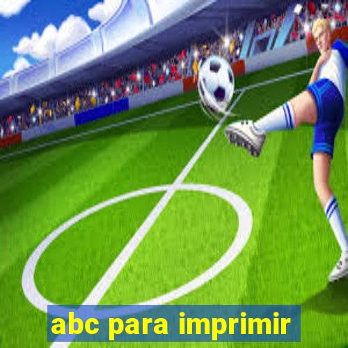 abc para imprimir